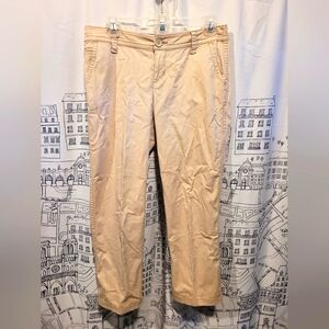 EUC Women's St John's Bay Tan Capris Size 4p
